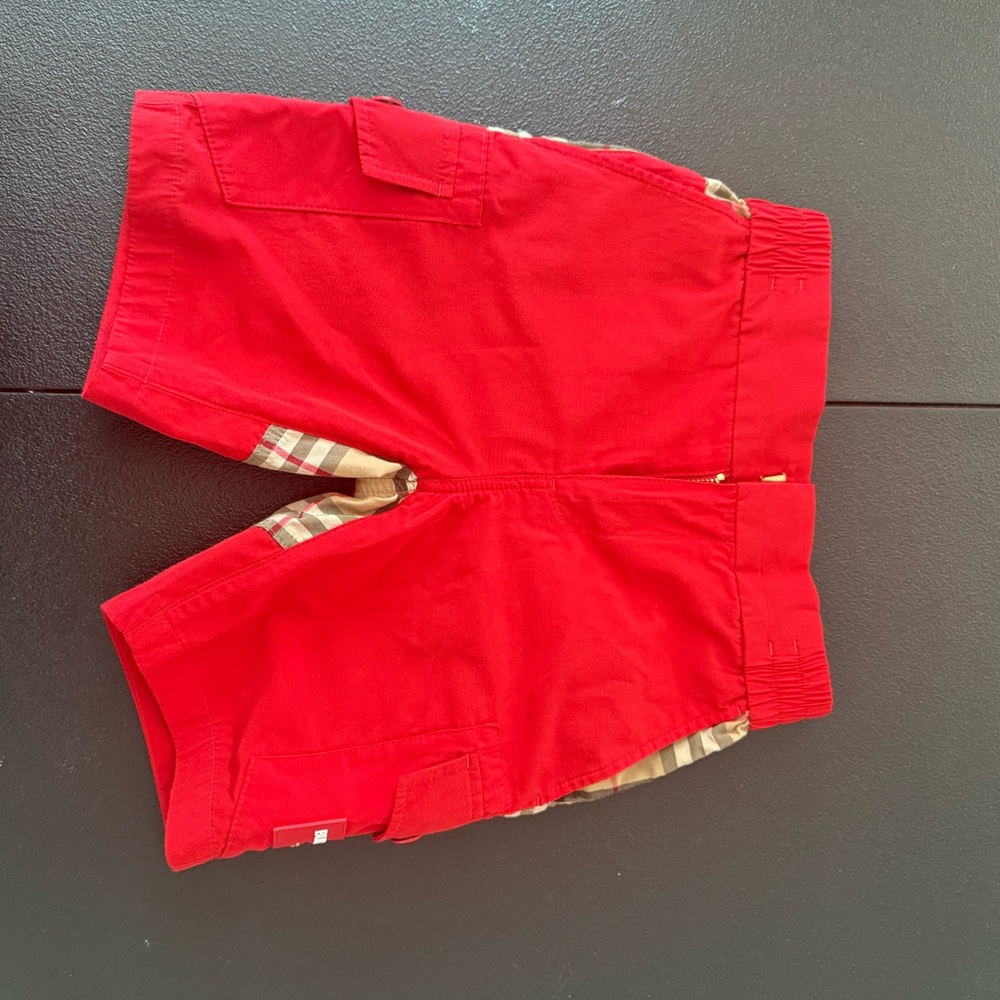 Burberry Red Cargo Matching Set